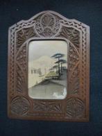 Fotolijst, hout, gesneden, indonesie. Sinderam en co., Ophalen of Verzenden