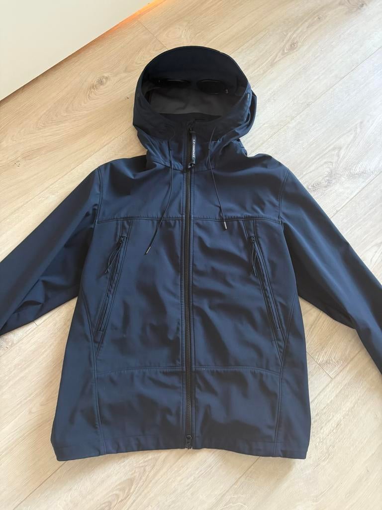 CP Company goggle soft shell, Ophalen of Verzenden, Zo goed als nieuw, Maat 48/50 (M), Blauw