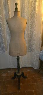 Mooie antieke Franse paspop Stockman Paris houten poot, Ophalen of Verzenden