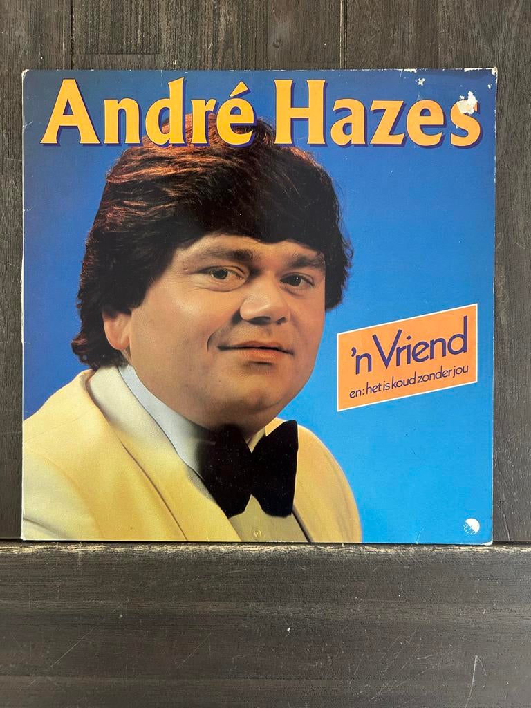 André Hazes - 'n Vriend en: het is koud zonderjou LP, Gebruikt, Originele persing, 1980 - 1989, Ophalen of Verzenden