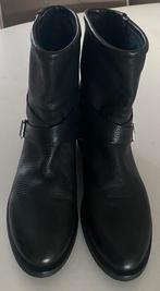 Mooie zwarte leren enkellaarsjes van Tommy Hilfiger, maat 42, Kleding | Dames, Ophalen of Verzenden, Zo goed als nieuw, Zwart