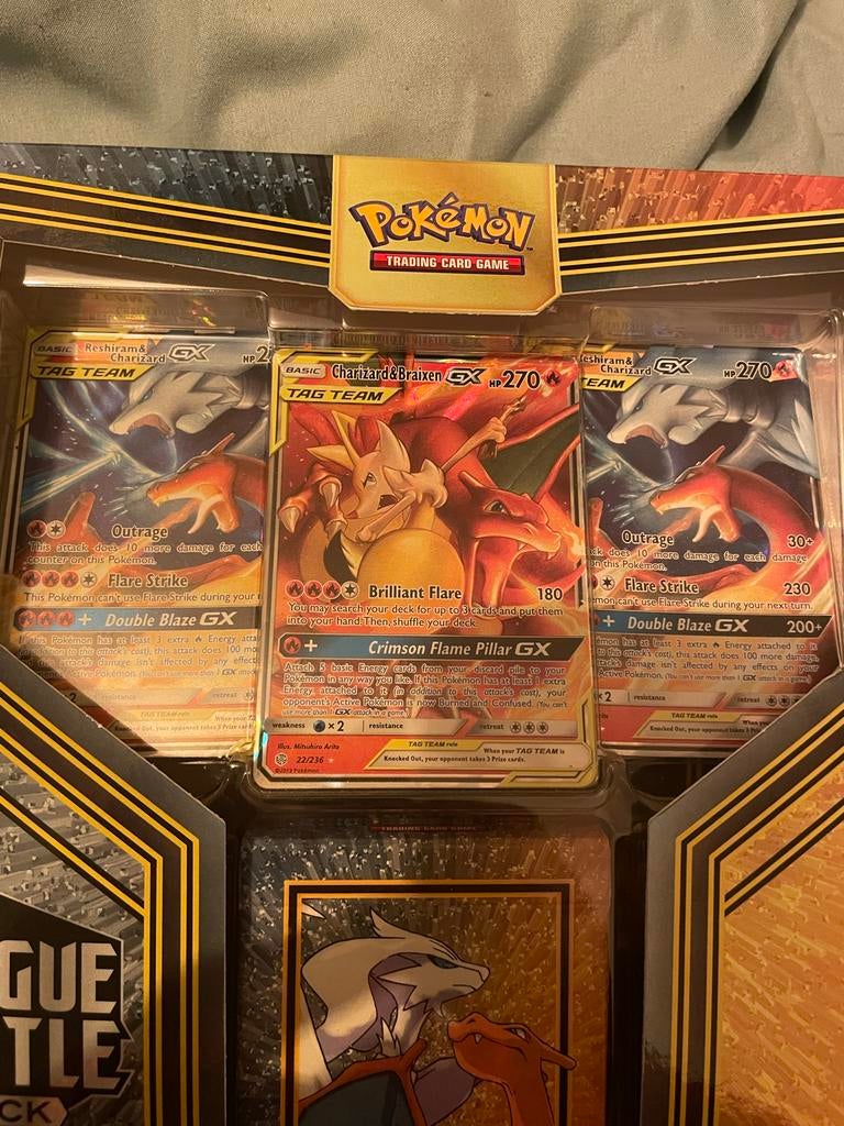 Pokémon TCG League Battle Deck Reshiram & Charizard-GX, Ophalen of Verzenden, Nieuw, Speeldeck