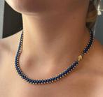 Gouden ketting met lapis lazulli, Verzenden, Goud, Goud