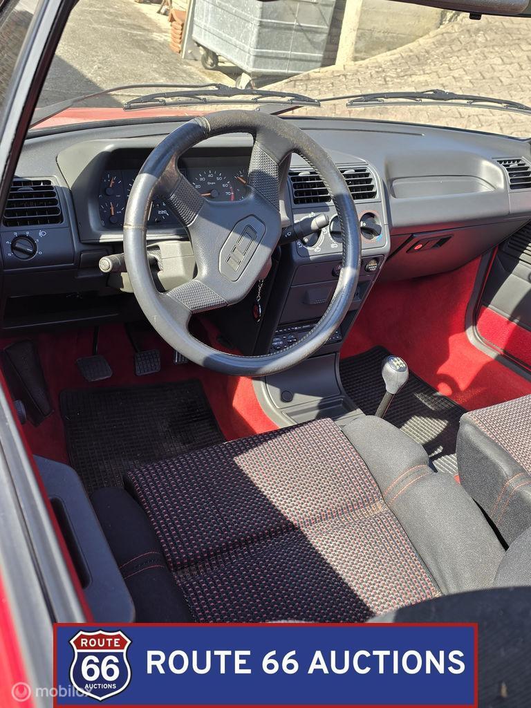 Peugeot 205 CTI Cabriolet | 1990 | Route 66 Auctions, Overige carrosserieën, Zwart, Bedrijf, Handgeschakeld