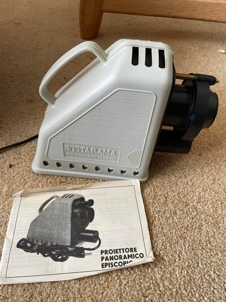 Vistarama Episcopische Projector, Ophalen, Gebruikt
