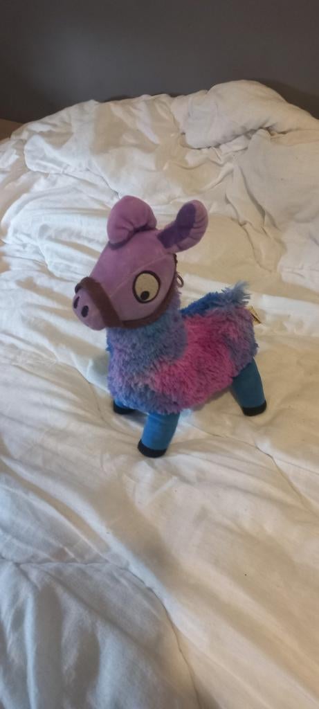 Fortnite Lama Knuffel, paarse met blauw, Ophalen, Zo goed als nieuw, Overige typen