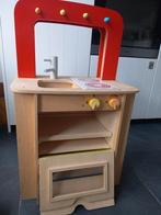 Kinderkeukentje, Kinderen en Baby's, Speelgoed | Houten speelgoed, Ophalen, Gebruikt, Meubelstuk of Keukentje