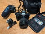 Panasonic Lumix G100 + 12-60mm + Rode mic + compleet pakket, Ophalen, Gebruikt