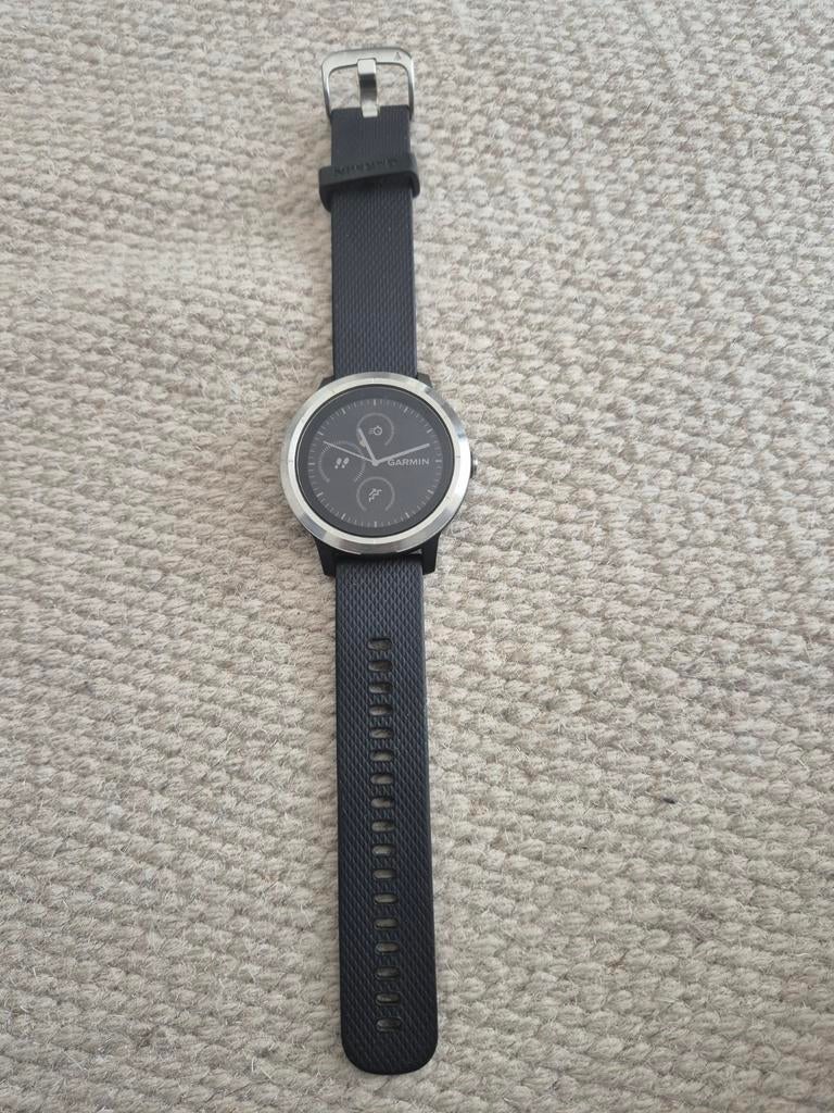 Garmin sporthorloge VivoActive3 met oplader, Ophalen of Verzenden, Gebruikt, Zwart, Android