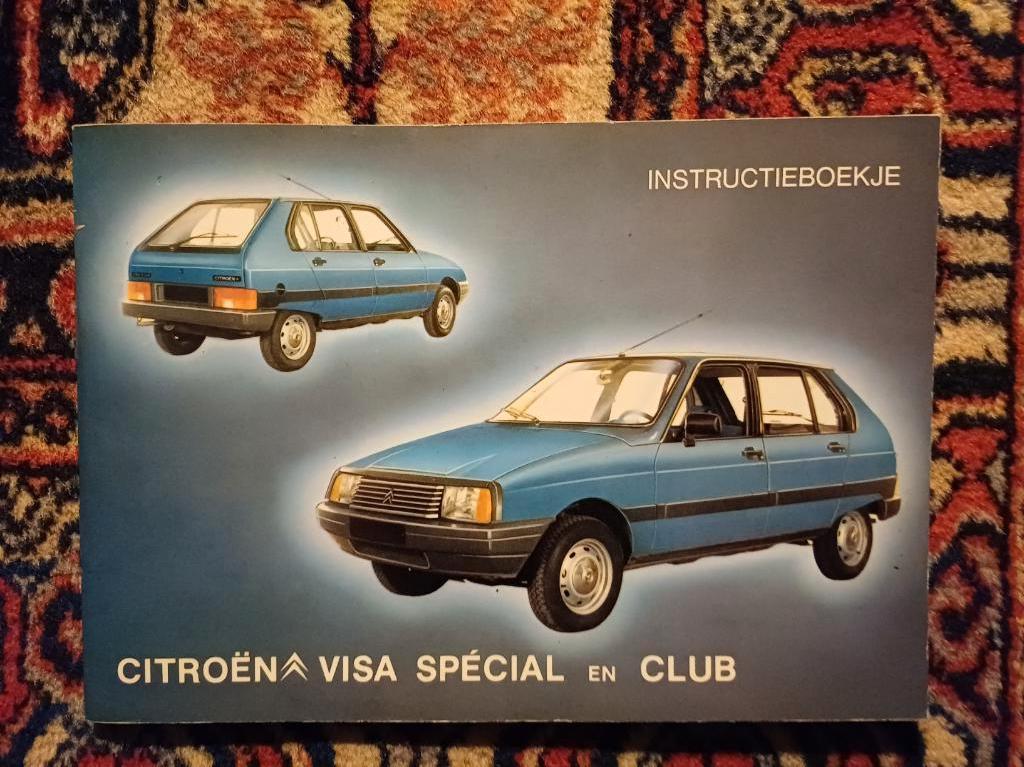 Origineel instructieboekje CITROËN VISA SPECIAL en CLUB NL, Auto diversen, Handleidingen en Instructieboekjes, Ophalen of Verzenden