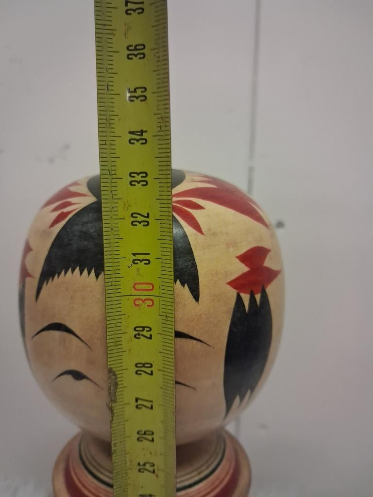Kokeshi pop gesigneerd, Ophalen of Verzenden