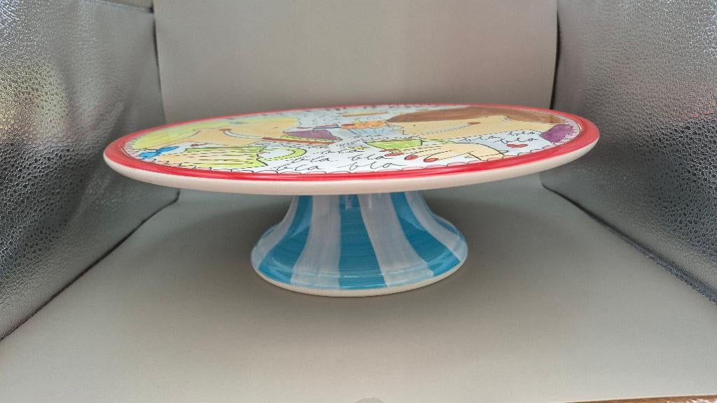 Blond Amsterdam Taartplateau " even bijkletsen ", Blond Amsterdam, Overige typen, Ophalen of Verzenden, Zo goed als nieuw