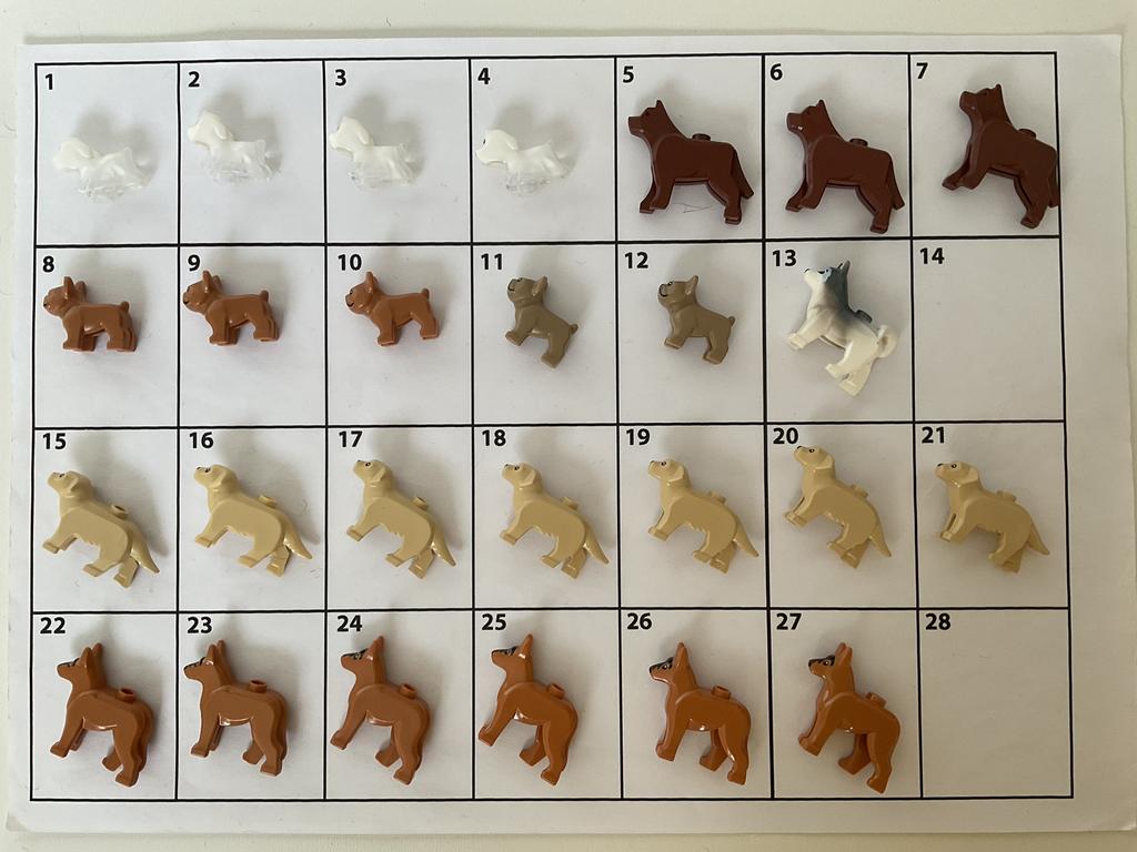 Lego honden Labrador, franse buldog, herder, husky, etc, Ophalen of Verzenden, Nieuw, Losse stenen, Lego