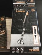 Nieuwe Bestron 600W Staafmixer Black Wood 5 Jaar Garantie, Ophalen of Verzenden, Nieuw, Blender