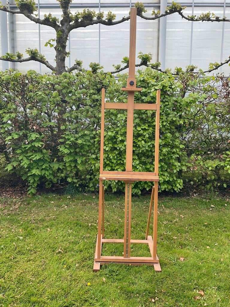 Grote verstelbare houten schildersezel van Talens, Hobby en Vrije tijd, Schilderen, Zo goed als nieuw, Ezel, Ophalen