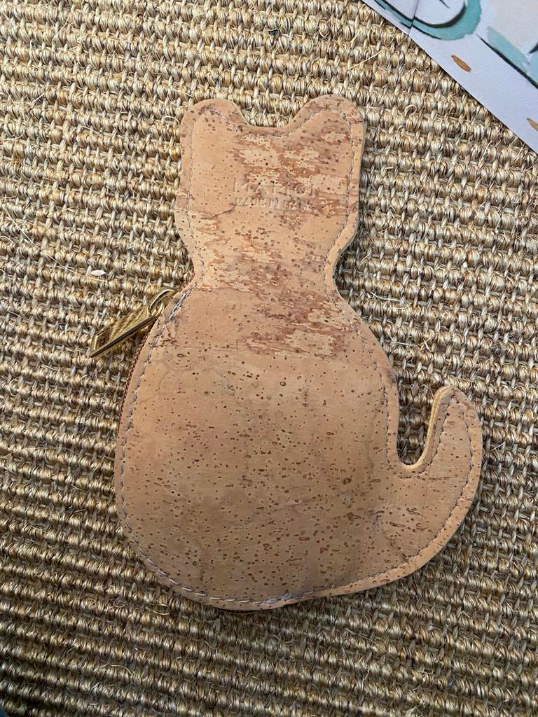 NIEUW klein kurk tasje kat Italiaans merk Mamoi, Sieraden, Tassen en Uiterlijk, Uiterlijk | Cosmetica en Make-up, Ophalen of Verzenden