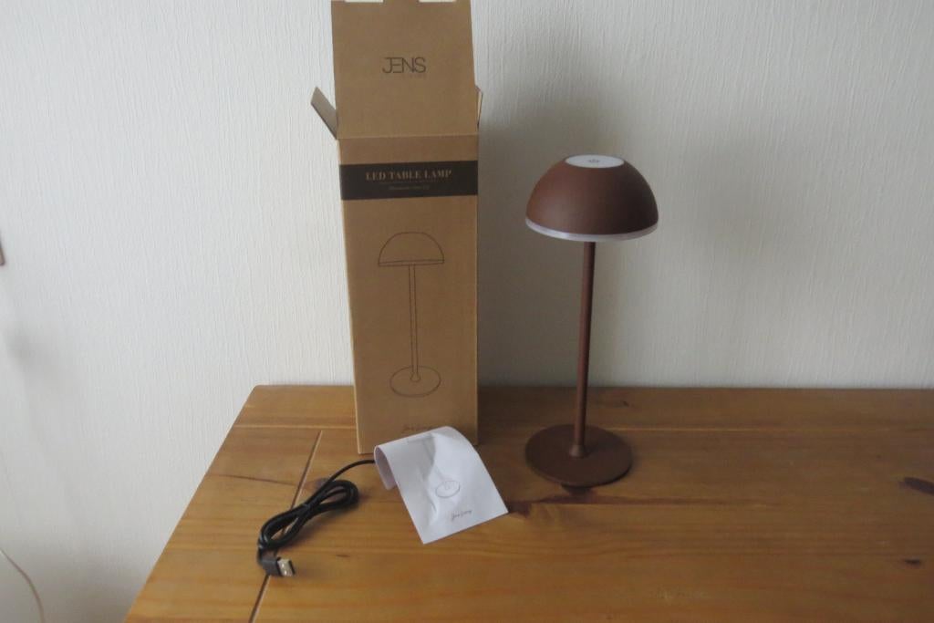 JENS Living LED Tafellamp  Ø 11 x 28,5 cm, Ophalen of Verzenden, Nieuw, Minder dan 50 cm