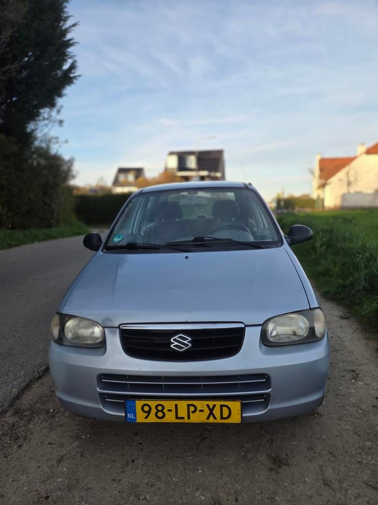 Suzuki Alto 2003 benzine NIEUWE APK!!, Auto's, Voorwielaandrijving, Stof, 63 pk, Blauw