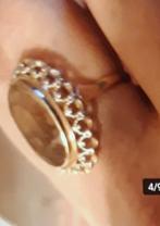 Ring  (Rookkwarts), Bruin, Ophalen of Verzenden, Zo goed als nieuw, 17 tot 18