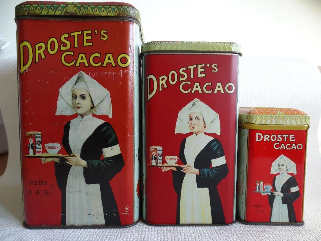 Te koop: Drosteblikjes en -blikken, Ophalen, Gebruikt, Overige, Droste