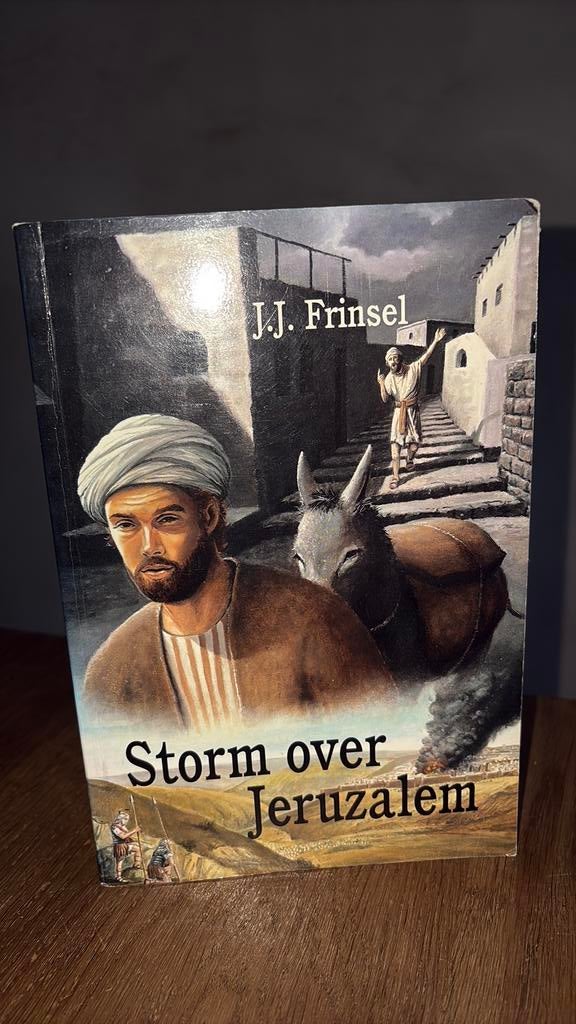 KR-1 JJ Frinsel  Storm over Jeruzalem, Boeken, Ophalen of Verzenden, Gelezen
