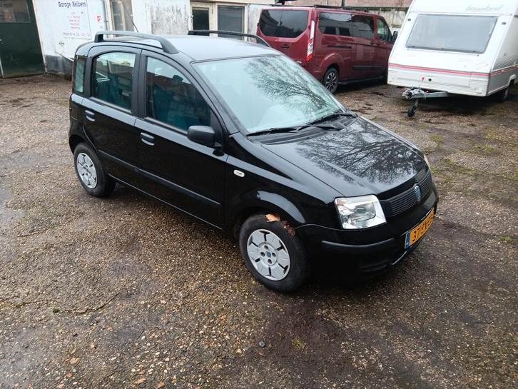 Fiat Panda 1.1 40KW 2006 Zwart, Auto's, Fiat, Bedrijf, Panda, Airbags, Mistlampen, Radio, Benzine, C, Hatchback, Handgeschakeld