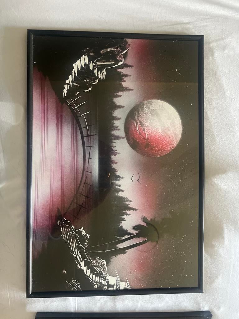 Spray Paint Art Schilderijen, Ophalen