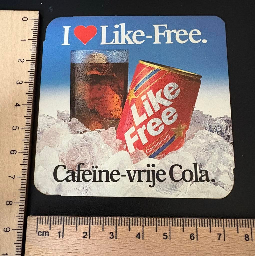 Cafeïne Vrije Cola - Sticker, Verzenden, Nieuw, Winkel of Supermarkt