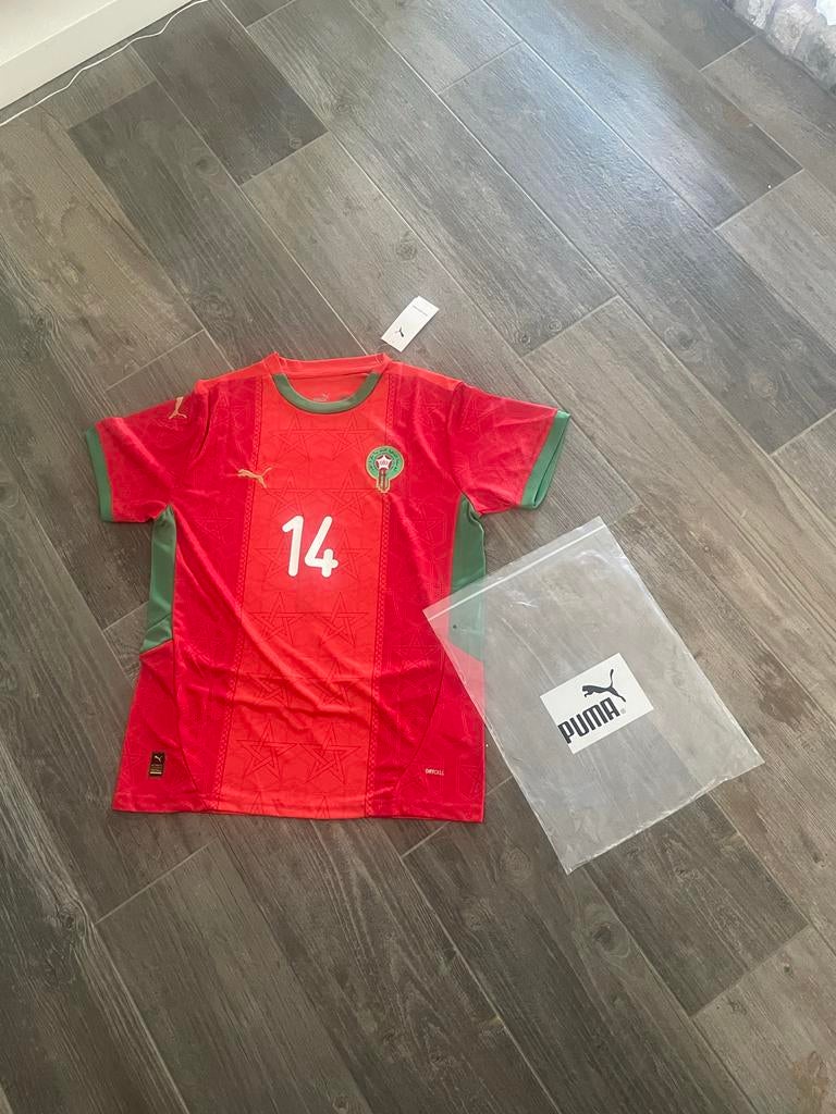 Marokko Thuis Shirt 25/26 Maat L - Saibari, Maat 52/54 (L), Nieuw, Ophalen of Verzenden, Voetbal