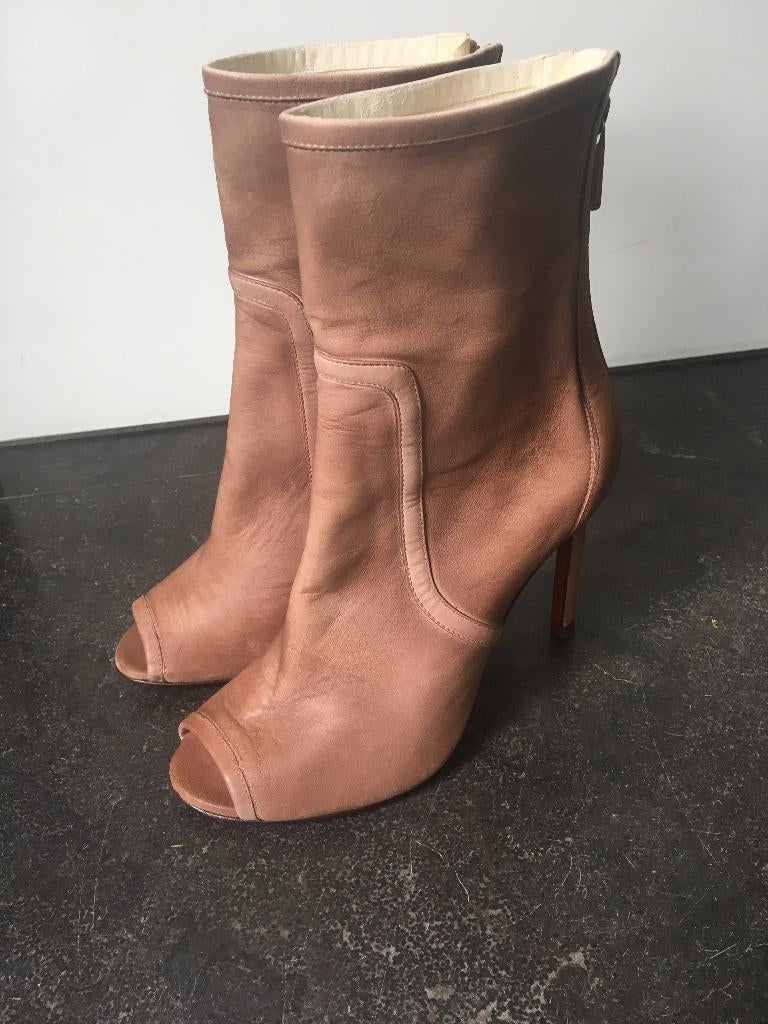 Santoni enkellaarsjes 36 NIEUW, Kleding | Dames, Schoenen, Bruin, Lage of Enkellaarzen, Nieuw, Ophalen of Verzenden