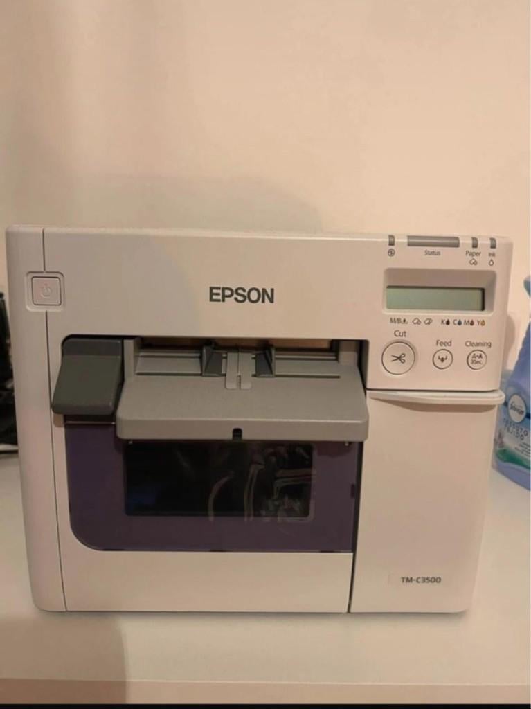 Epson TM-C3500 Kleuren Labelprinter, Computers en Software, Printers, Ophalen, Printer, Kleur printen, Zo goed als nieuw