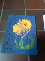 quilt / mixed media Beatrix en bloem, Ophalen of Verzenden, Zo goed als nieuw