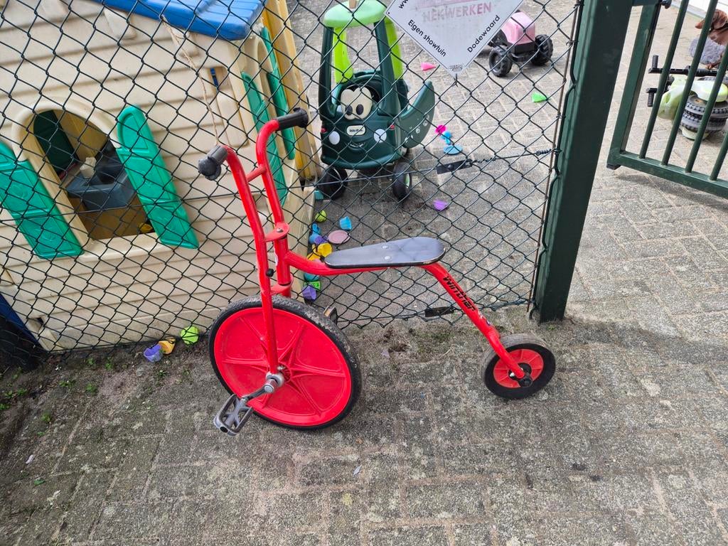 Stevige Winther driewieler - rood, Fietsen en Brommers, Fietsen | Driewielers, Gebruikt, Ophalen