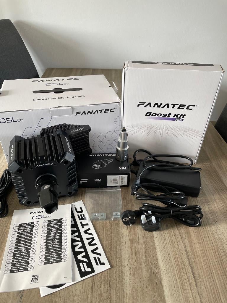 Fanatec CSL DD met boostkit (8Nm) en QR 2 upgrade, Ophalen, Zo goed als nieuw, Fanatec