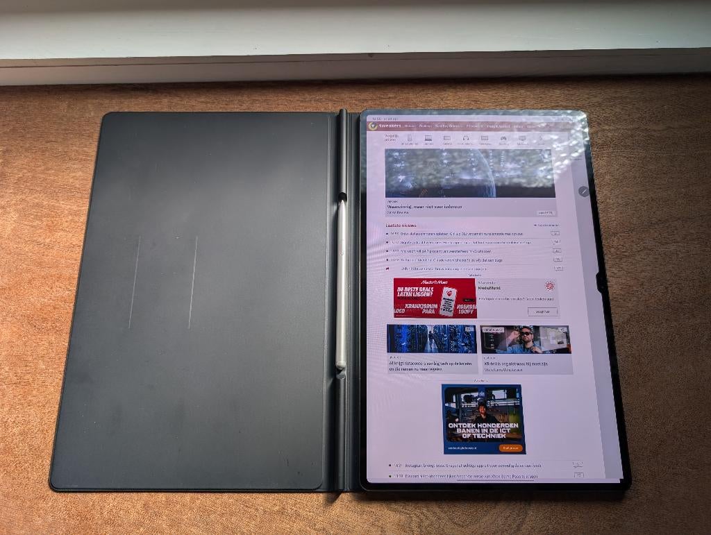 Samsung Galaxy Tab S8 Ultra. 12Gb. 256Gb. Zwart., Computers en Software, Android Tablets, Zo goed als nieuw, Wi-Fi, 13 inch of meer