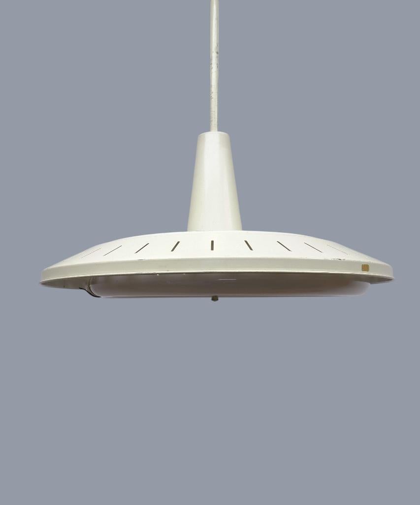 Van Haute België hanglamp, jaren 60, Huis en Inrichting, Lampen | Hanglampen, Ophalen, Gebruikt, 50 tot 75 cm, Rijksstraatweg 37 Wilp