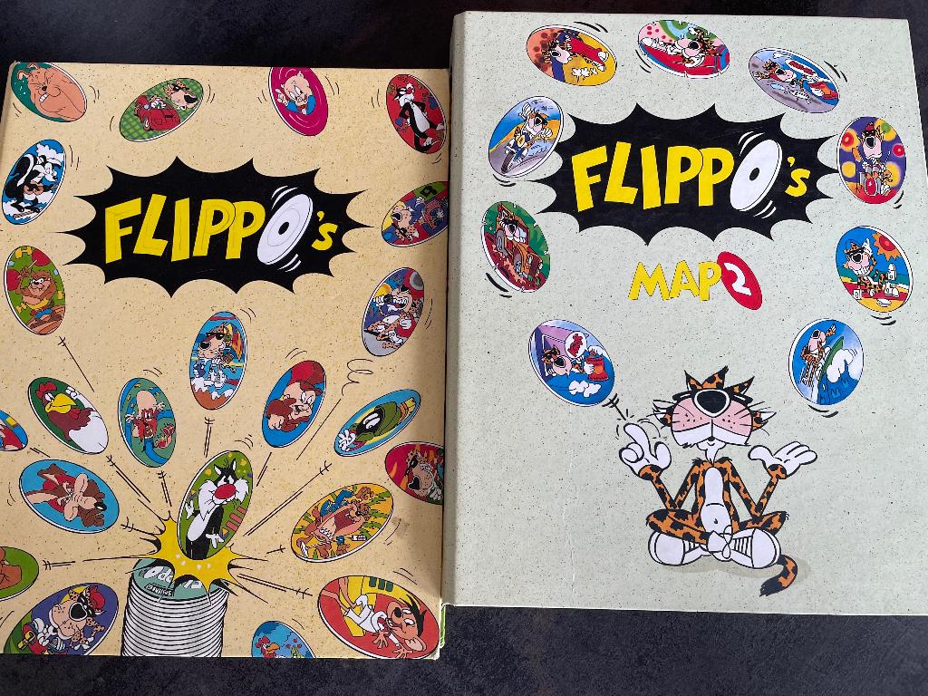 Flippo Map 1 en 2, Verzamelen, Ophalen of Verzenden, Looney Tunes, Verzameling, Met verzamelmap(pen)