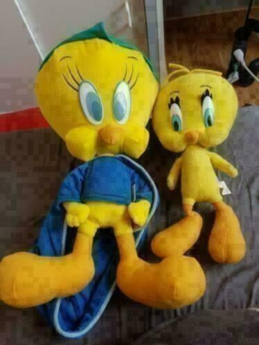 Tweety knuffels, Kinderen en Baby's, Speelgoed | Knuffels en Pluche, Ophalen of Verzenden, Gebruikt