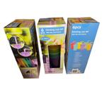 14 sets van 6 drinkbekers met deksel en rietje - partij verk, Ophalen of Verzenden, Nieuw