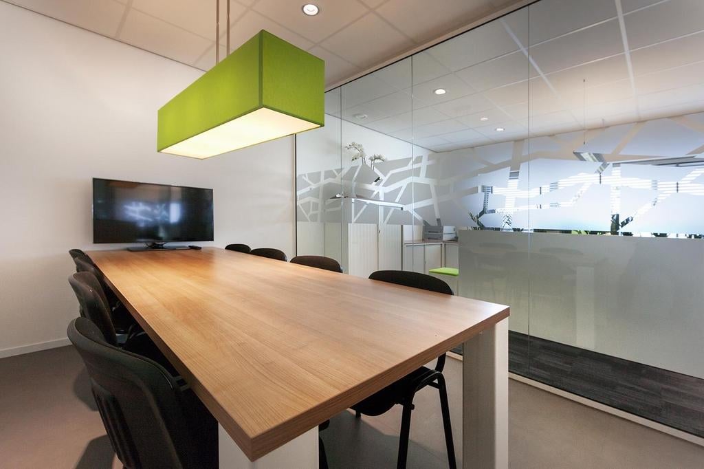 Lime Groene Hanglamp - 140x30x30 cm, Huis en Inrichting, Lampen | Hanglampen, Ophalen, Zo goed als nieuw, Stof, Minder dan 50 cm