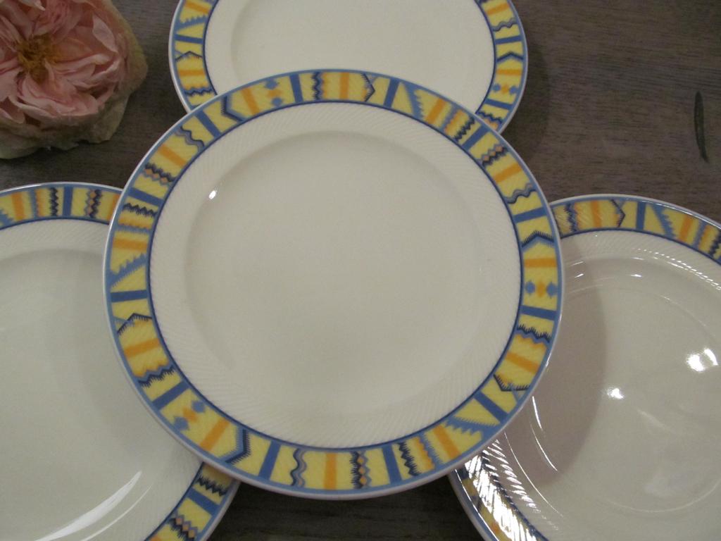 4 Villeroy & Boch Bali Look Gebaks Borden, Huis en Inrichting, Keuken | Servies, Keramiek, Ophalen of Verzenden, Zo goed als nieuw
