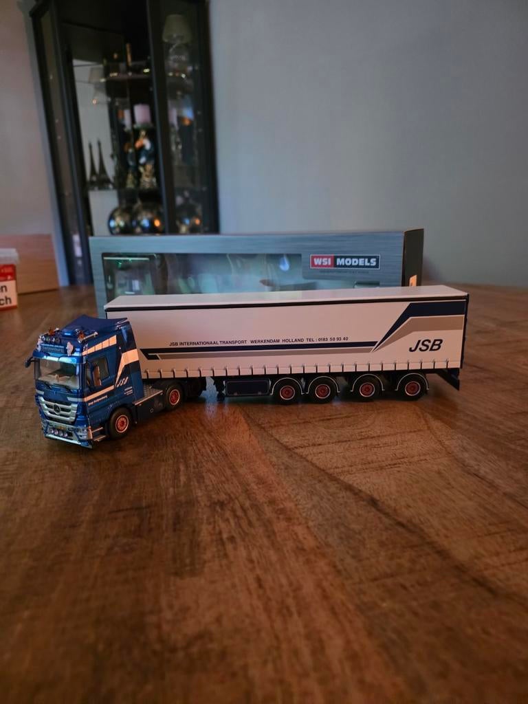 WSI Swijnenburg Mercedes Actros MP3 6x2 met trailer, Ophalen of Verzenden, Zo goed als nieuw, Bus of Vrachtwagen, Wsi