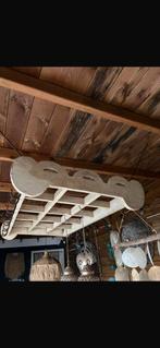 Groot houten pannenrek met originele ophanghaken, Ophalen of Verzenden, Gebruikt