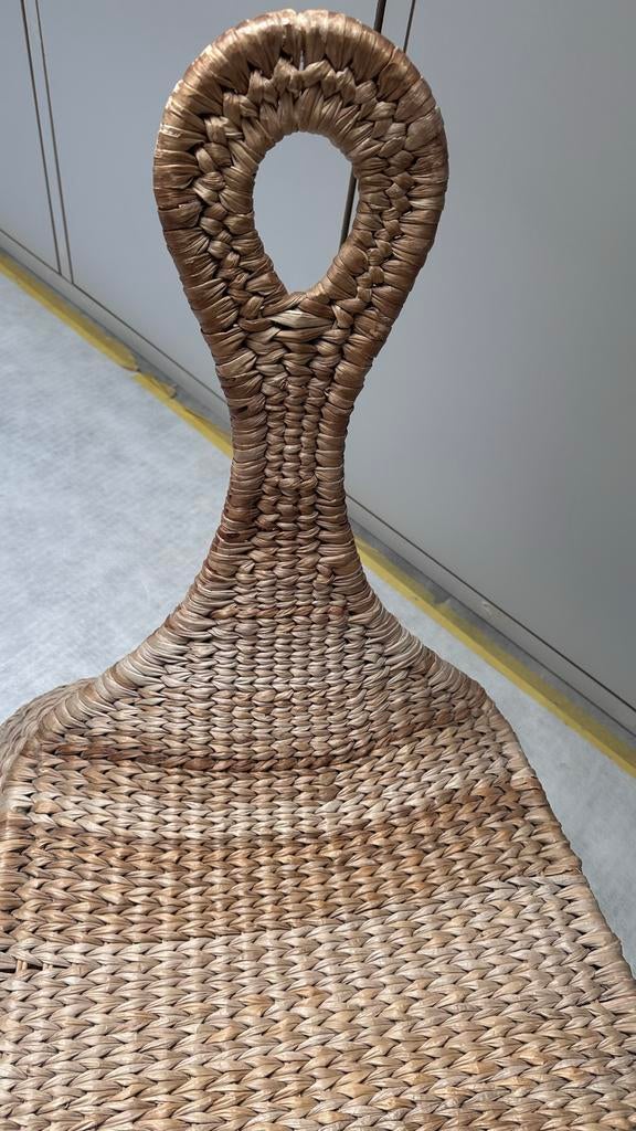 Schommelstoel van riet ikea, Huis en Inrichting, Stoelen, Ophalen, Gebruikt, Overige kleuren, Riet of Rotan