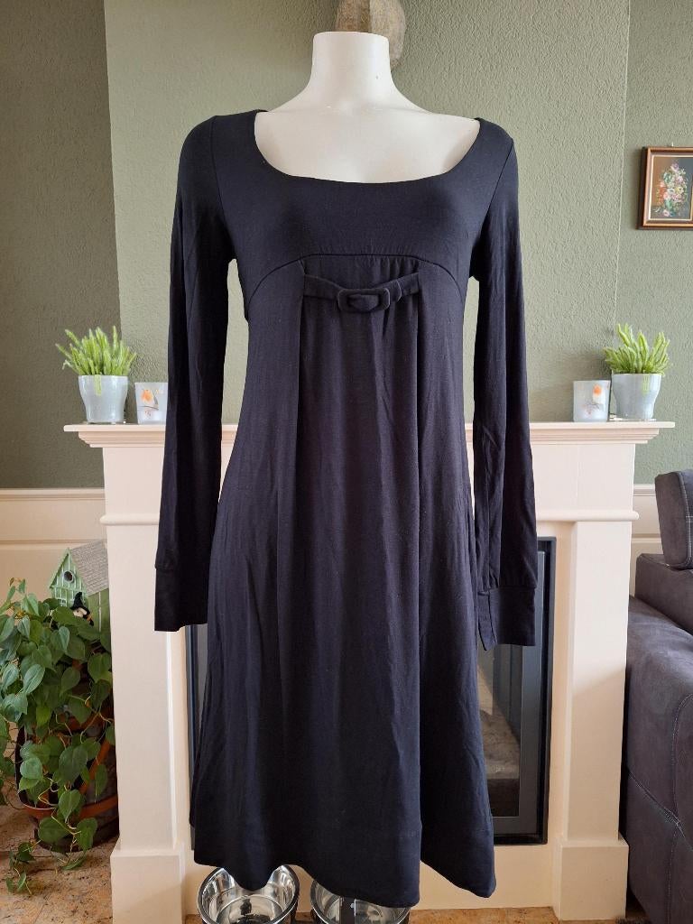 Twinset Twin Set Simona Barbieri jurk zwart M 38 40 jurkje, Maat 38/40 (M), Twinset, Verzenden, Zwart