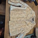 Vintage Bontjas van P.G.R. Pelterijen Den Haag, Kleding | Dames, Maat 38/40 (M), Beige, P.G.R. Pelterijen, Ophalen of Verzenden