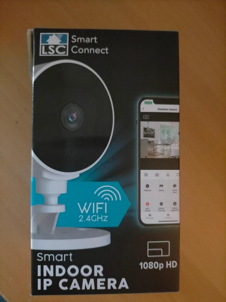 Lsc smart indoor camera, Audio, Tv en Foto, Videobewaking, Ophalen of Verzenden, Zo goed als nieuw, Binnencamera