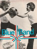 Retro reclame 1974 Blue Band margarine kinderen voetbal, Verzenden, Overige typen
