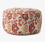 Gezocht: Sissy boy poef met ikat, Ophalen, Minder dan 50 cm, Rond, Minder dan 50 cm