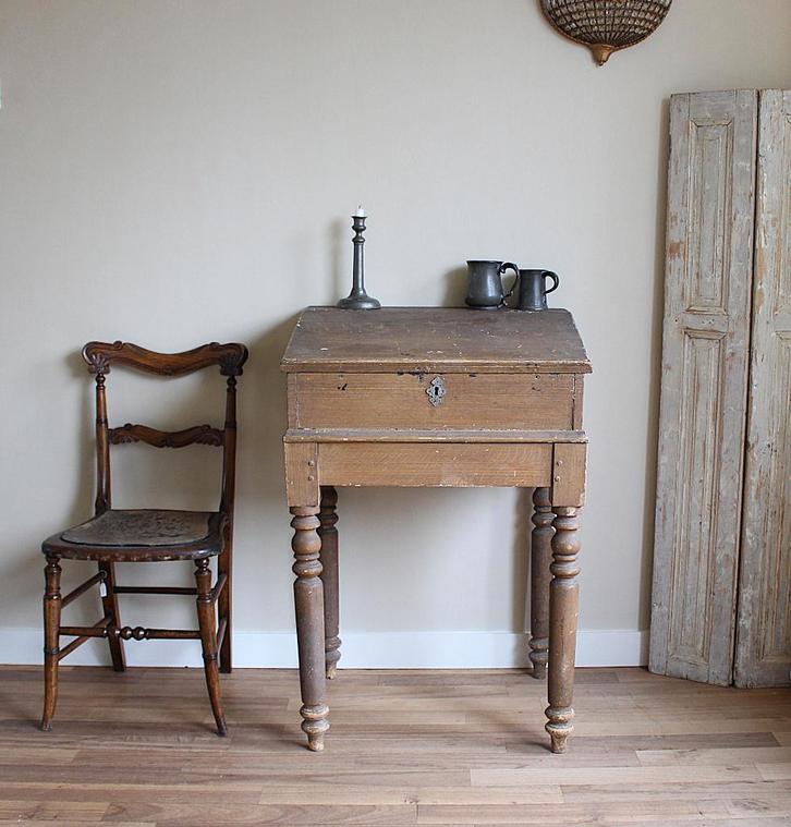 Oud Franse schrijftafel - Lessenaar, Antiek en Kunst, Curiosa en Brocante, Ophalen
